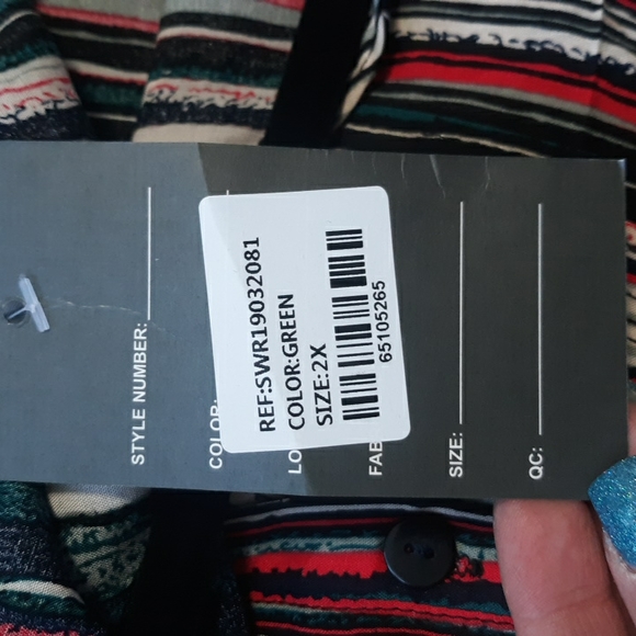 NWT Reborn sleeveless blouse women's 2X - Picture 5 of 7